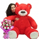 valentines giant bear with flowers to philippines