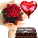 send valentines flower balloon cake philippines