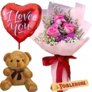 online valentines day flower bear balloon to philippines