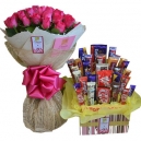 send flowers with chocolates