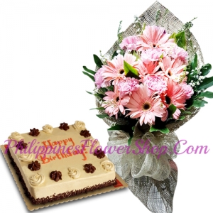send flower w/ cake to philippines, send cake w/ flower to manila,cebu, and any where in the philippines