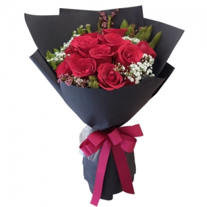 send truly blessing 12 red roses bouquet to philippine