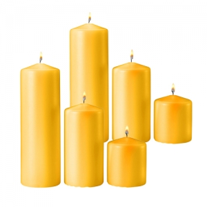 send 6 pcs yellow color candle to philippines