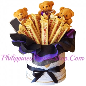 send 3pcs. mini bear with 12pcs. toblerone chocolate to philippines