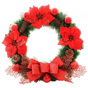 send artificial flower christmas wreath to philippines