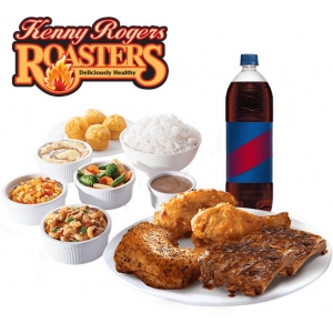 Kenny Rogers Rib and Chicken Platter Group Meal