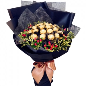 16 Pcs. Ferrero Chocolate in Bouquet