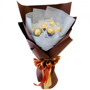 12 Pcs. of Ferrero Rocher Chocolate in Bouquet