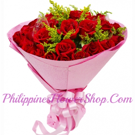 send one thousand love 24 red roses to philippines