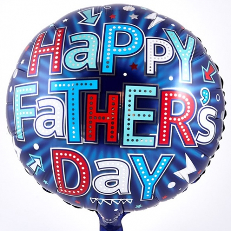 Single Happy Father's Day Mylar Balloon