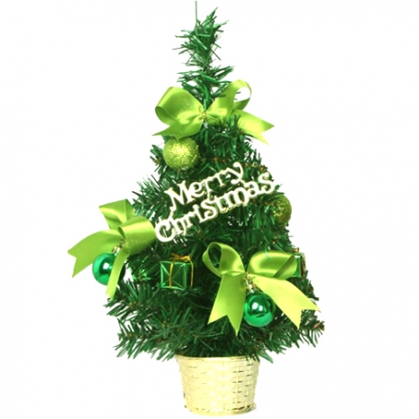 send 1ft green mini decorated christmas tree to philippines