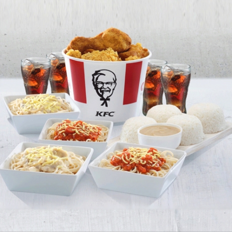 8-pc Bucket Meal with Pasta by KFC