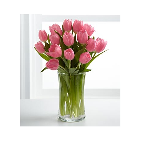 12 tulips glass vase in philippines
