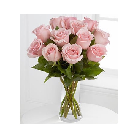 imported pink roses vase to philippines
