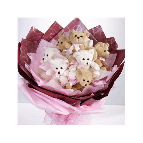send mini bear bouquet to philippines