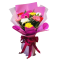 Vibrant 10 Multi-Color Gerbera Bouquet