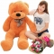 4 feet giant bear with rose bouquet to philippines