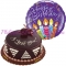birthday balloon and chocolate cake to philippines