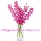 send 10 stem purple orchids in vase to philippines