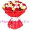 send 36 romantic color mixed roses to philippines