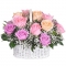 send 24 pcs. mixed ecuadorian roses in basket to philippines