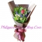 send classic single long-stem red rose to philippines