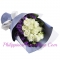 send happy world 12 white roses bouquet to philippines